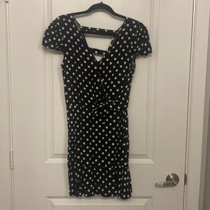 Women’s Medium Black Polka Dots Dress